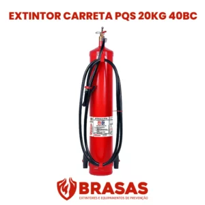 Extintor Carreta PQS 20KG 40BC