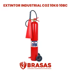Extintor Industrial CO2 10KG 10BC