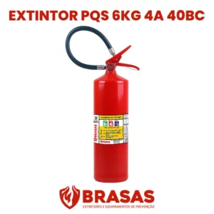 Extintor PQS 6KG 4A 40BC