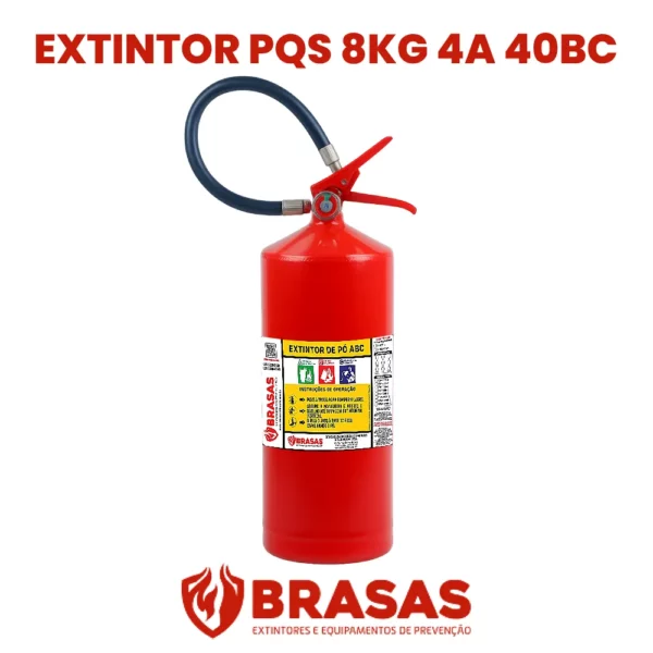 Extintor PQS 8KG 4A 40BC