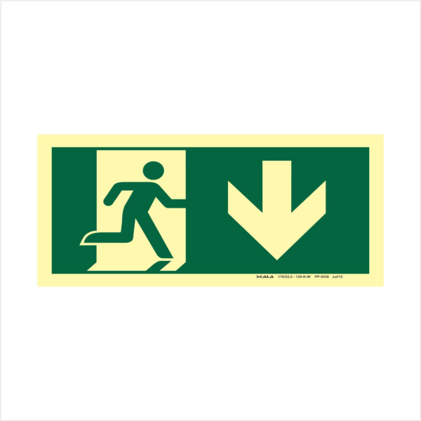 S3 B - Placa Boneco Seta/ Baixo