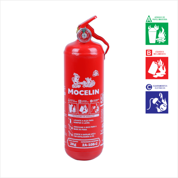Extintor Veicular PQS 2KG ABC