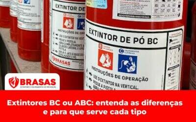 Extintores BC ou ABC: Entenda as Diferenças e Para Que Serve Cada Tipo