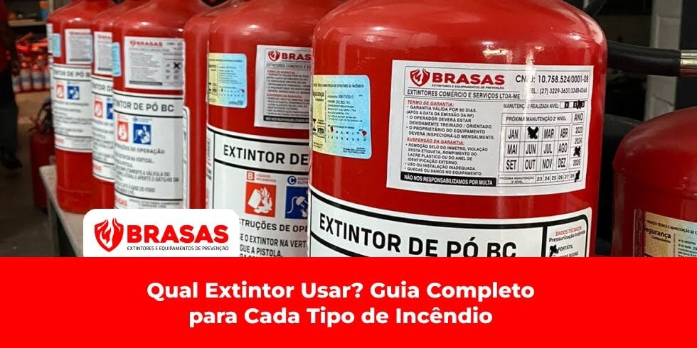 Qual Extintor Usar? Guia Completo para Cada Tipo de Incêndio