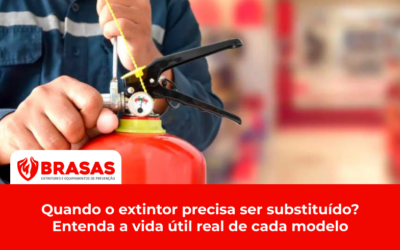 Quando o extintor precisa ser substituído? Entenda a vida útil real de cada modelo